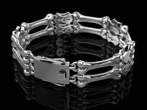 Bracelet Bones Modello di stampa 3D