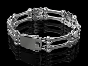 Bracelet Bones 3D Print Model