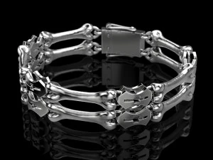 Bracelet Bones 3D Print Model