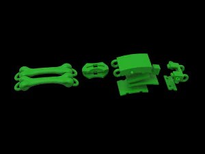 Bracelet Bones 3D Print Model