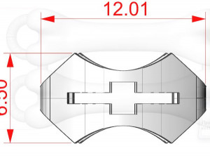 Bracelet Bones Modello di stampa 3D
