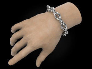 Bracelet for a real biker 2 Modello di stampa 3D