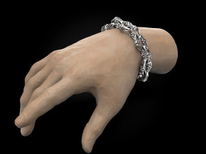 Bracelet for a real biker 2 Modello di stampa 3D