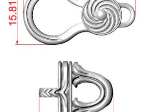 Bracelet for a real biker 2 Modello di stampa 3D