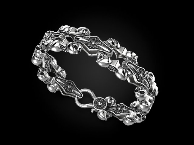 Bracelet for a real biker 3 Modèles 3D en vedette .c4d .max .obj .3ds .fbx .stl .blend 