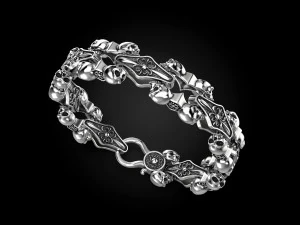 Bracelet for a real biker 3 3D Print Model