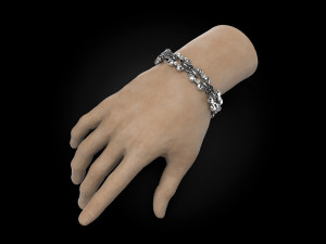 Bracelet for a real biker 3 Modèles 3D en vedette