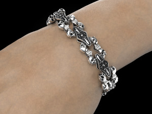 Bracelet for a real biker 3 Modèles 3D en vedette