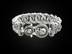 Bracelet for a real biker 4 3Dプリントモデル