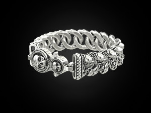 Bracelet for a real biker 4 3Dプリントモデル