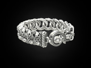 Bracelet for a real biker 4 3Dプリントモデル