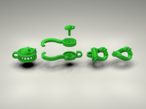 Bracelet for a real biker 4 3Dプリントモデル