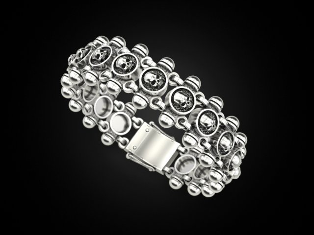 Bracelet for a real biker 5 Modelo de Impressão 3D .c4d .max .obj .3ds .fbx .stl .blend 