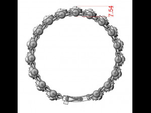 Bracelet for a real biker 5 Modelo de Impressão 3D
