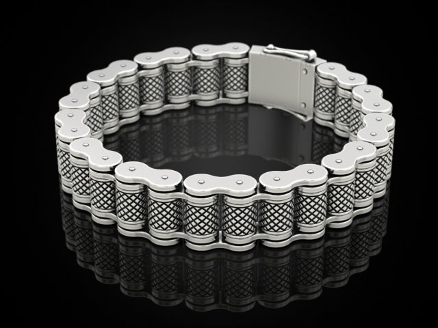 Bracelet for a real biker 6 3D Принт Модель .c4d .max .obj .3ds .fbx .stl .blend 