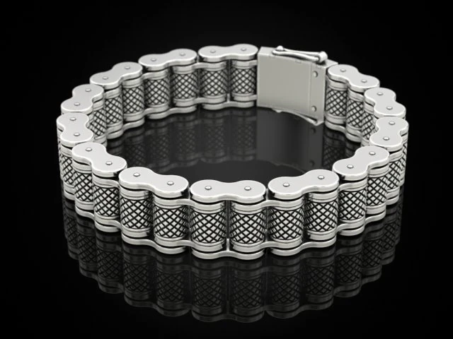 Bracelet for a real biker 6 3D Print Model .c4d .max .obj .3ds .fbx .stl .blend 