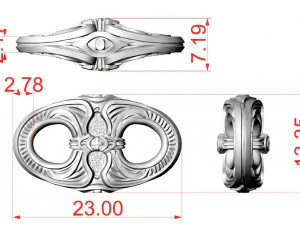 Bracelet for a real biker 7 3D Print Model