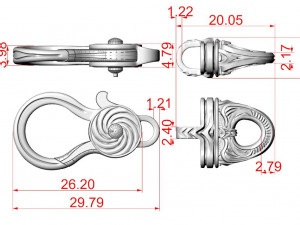 Bracelet for a real biker 7 3D Baskı Modeli
