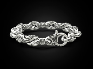 Bracelet for a real biker 8 Modello di stampa 3D
