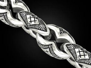 Bracelet for a real biker 8 Modello di stampa 3D
