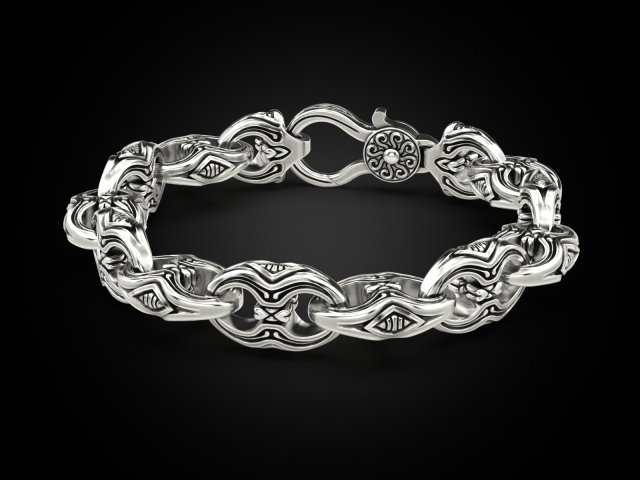 Bracelet for a real biker 9 Modelo de Impressão 3D .c4d .max .obj .3ds .fbx .stl .blend 