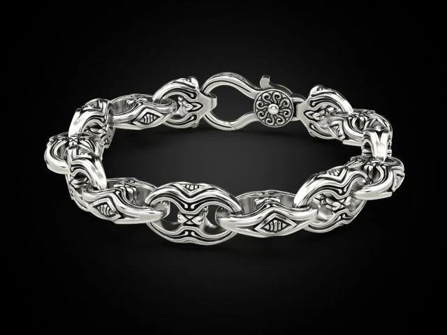 Bracelet for a real biker 9 3D Print Model .c4d .max .obj .3ds .fbx .stl .blend