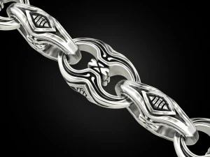 Bracelet for a real biker 9 3D Print Model
