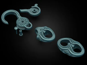 Bracelet for a real biker 9 3D Print Model