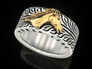 Horse Tire Ring Model do druku 3D