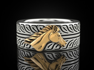 Horse Tire Ring 3D प्रिंट मॉडल