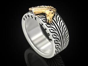 Horse Tire Ring 3D प्रिंट मॉडल
