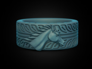 Horse Tire Ring 3D प्रिंट मॉडल