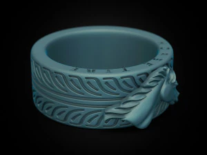 Horse Tire Ring 3D Print Model