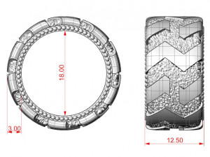 Wheel Ring Modelo de impresión 3D