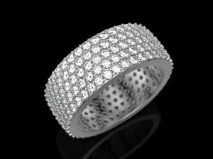 Wedding ring Olga 3D Print Model