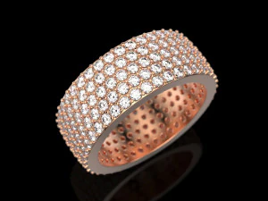 Wedding ring Olga 3D Print Model