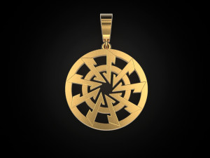 Pendant Wolf hook 3D Print Model