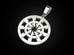 Pendant Wolf hook 3D Print Model