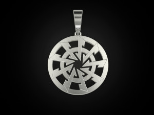 Pendant Wolf hook 3D Print Model