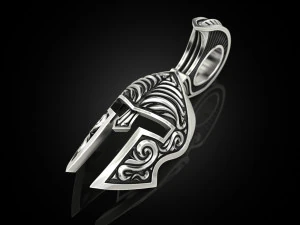 Colgante de casco romano estampado Modelo de impresión 3D