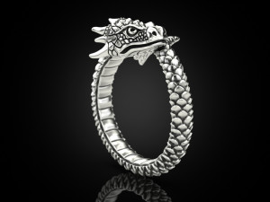 Ring A Dragon 3D 打印模型