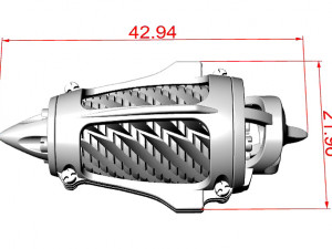 Pendant Turbine 3D प्रिंट मॉडल