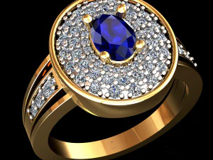 Ladies Rings 3D Print Model