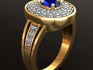 Ladies Rings 3D Print Model