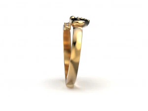 Baby foot ring 3D Print Model