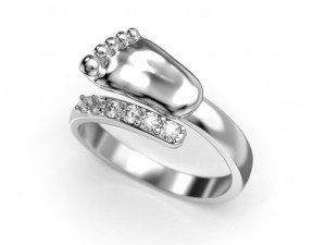 Baby foot ring 3D Принт Модель