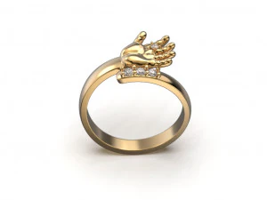 Baby hand ring 3D Print Model