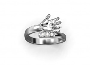 Baby hand ring 3Dプリントモデル