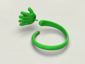 Baby hand ring 2 3D Print Model