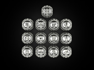 Beads zodiac signs 3D 프린트 모델